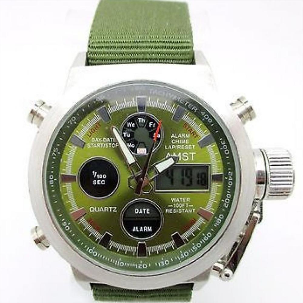 Reloj amst 007 verde de alta calidad | Éxito - exito.com