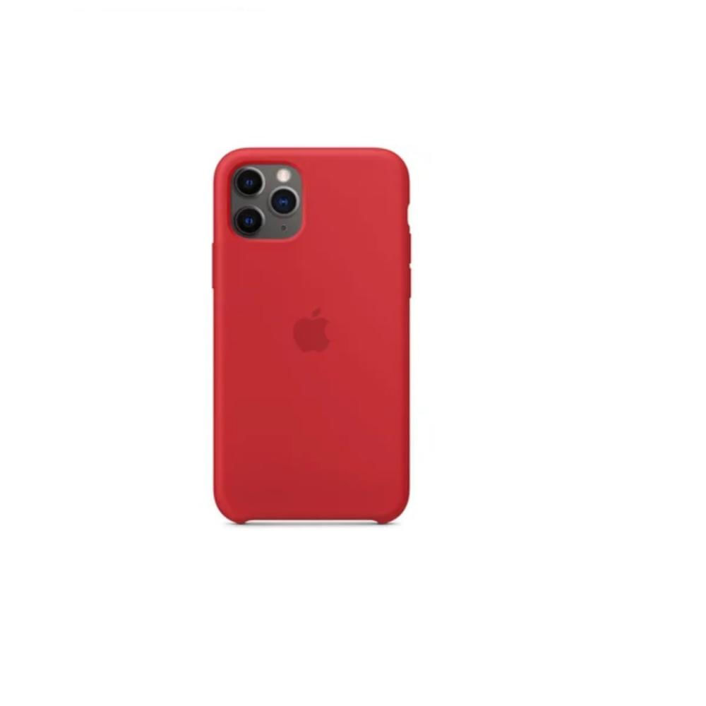 GENERICO Carcasa de silicona compatible con Iphone 11 Roja