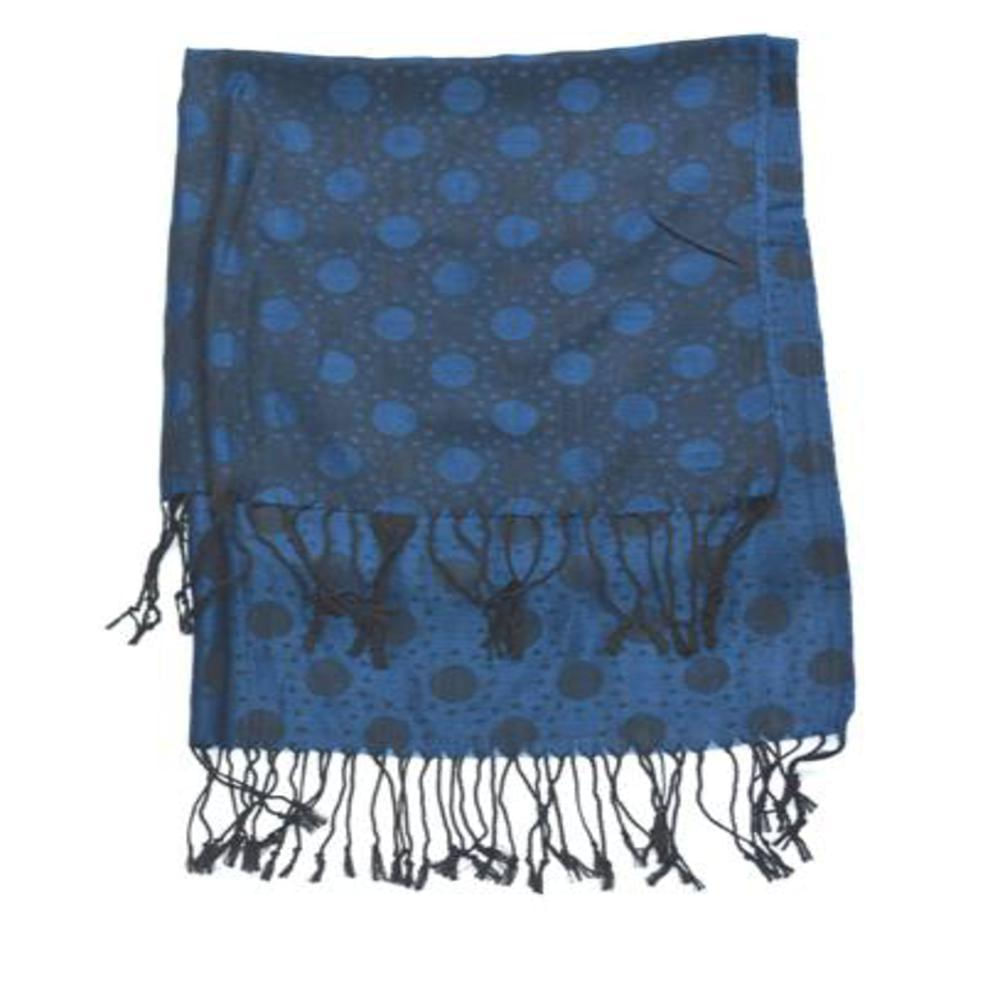 Sintético GURU-SHOP Azul Bufanda Pashmina Suave Chal Tamaño:One Size Bufandas Bufanda 