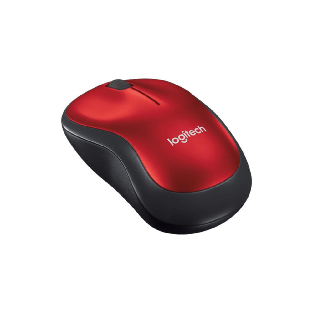 Mouse Inalambrico Logitech M185 - Rojo img #1