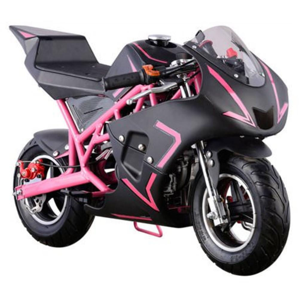 En otras palabras azafata etiqueta Moto de gasolina MotoTec 40cc Gas pocket bike pink de Niños | Éxito -  exito.com