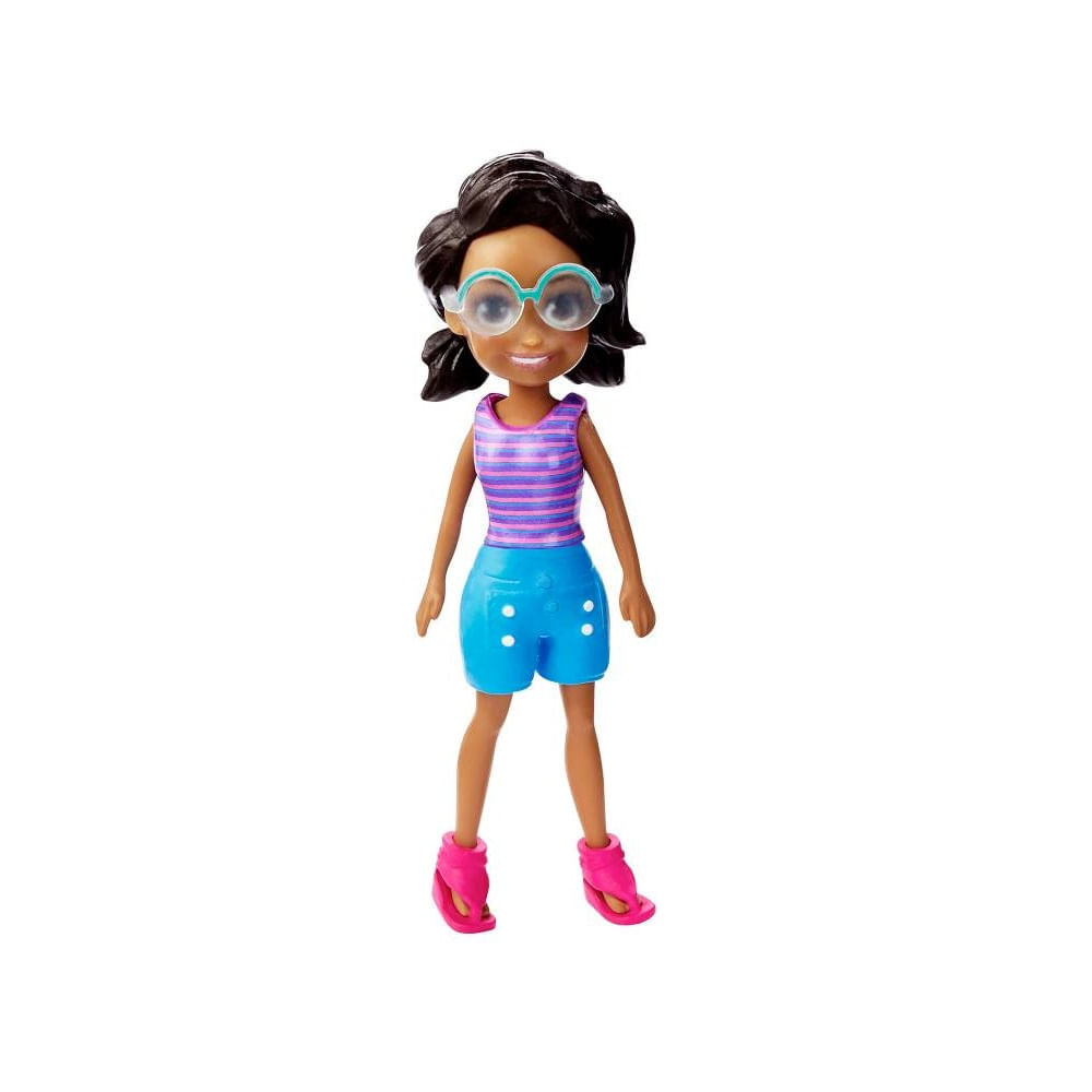 Polly Pocket Falda Roja y Camisa Rayas img #1