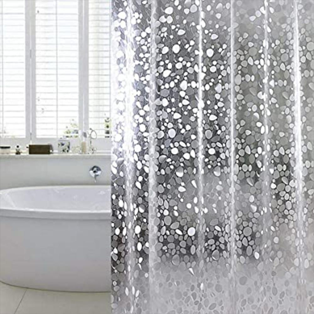 3D Pebble Shower Curtain 0.15X120x180cm