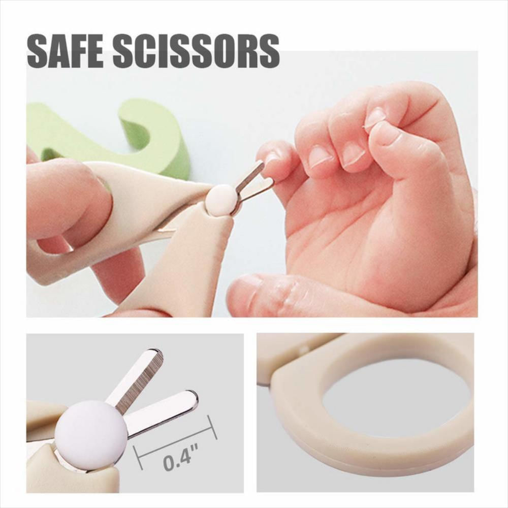 Cortaúñas para bebé kit de uñas seguro 4 en 1 con bonita funda