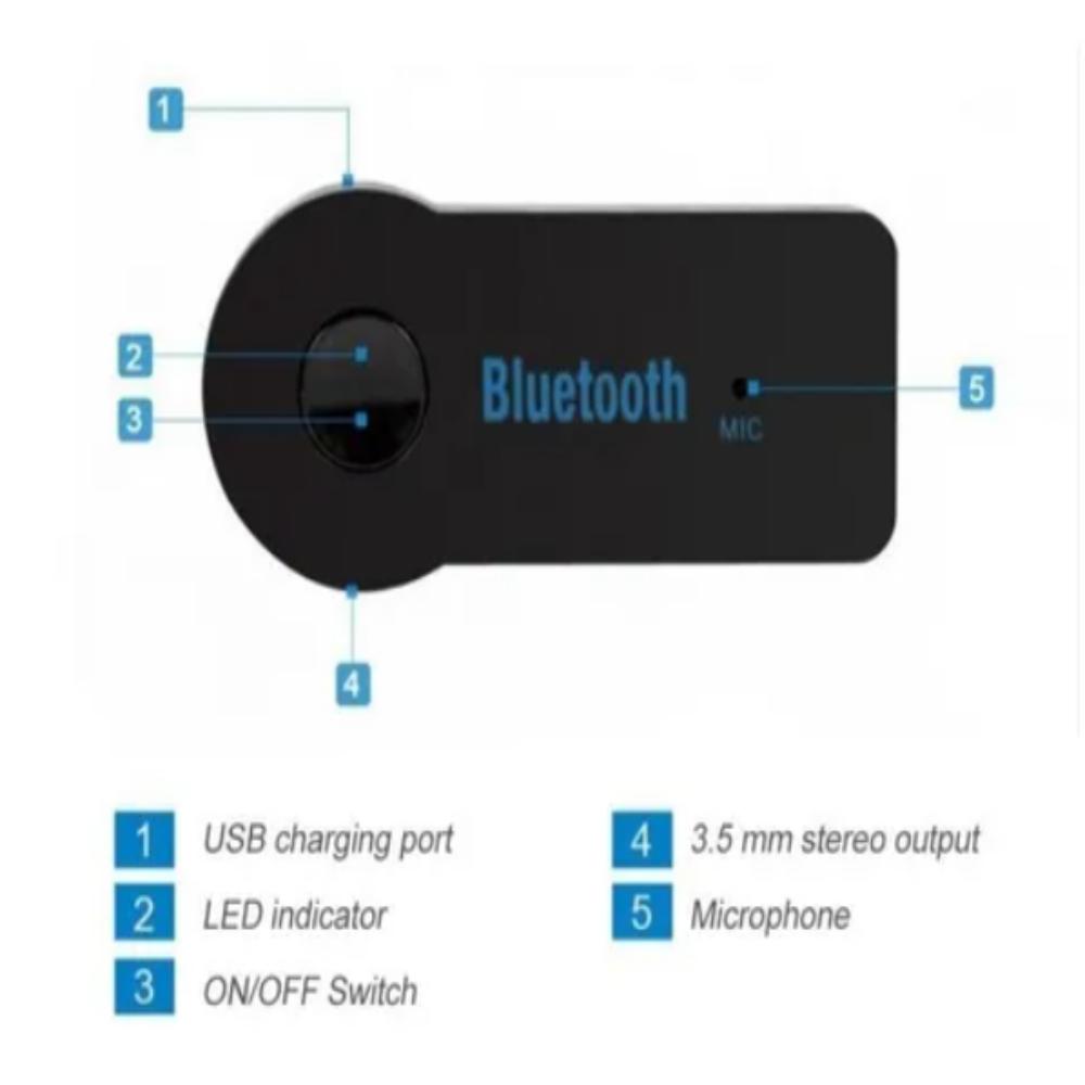 Receptor de audio Bluetooth* con batería recargable Ste