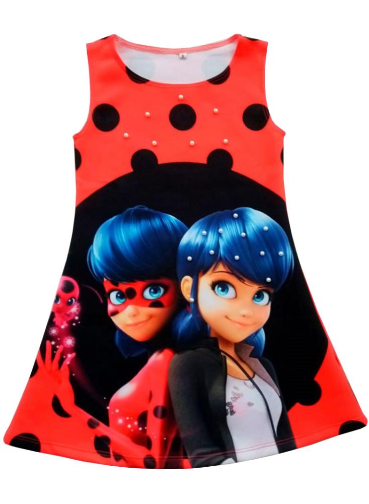 Vestido Para Niña Ladybug 5046 Rojo | Éxito 