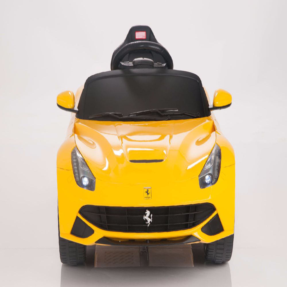 Carro Montable Electrico Ferrari F12 Rastar Amarillo Éxito