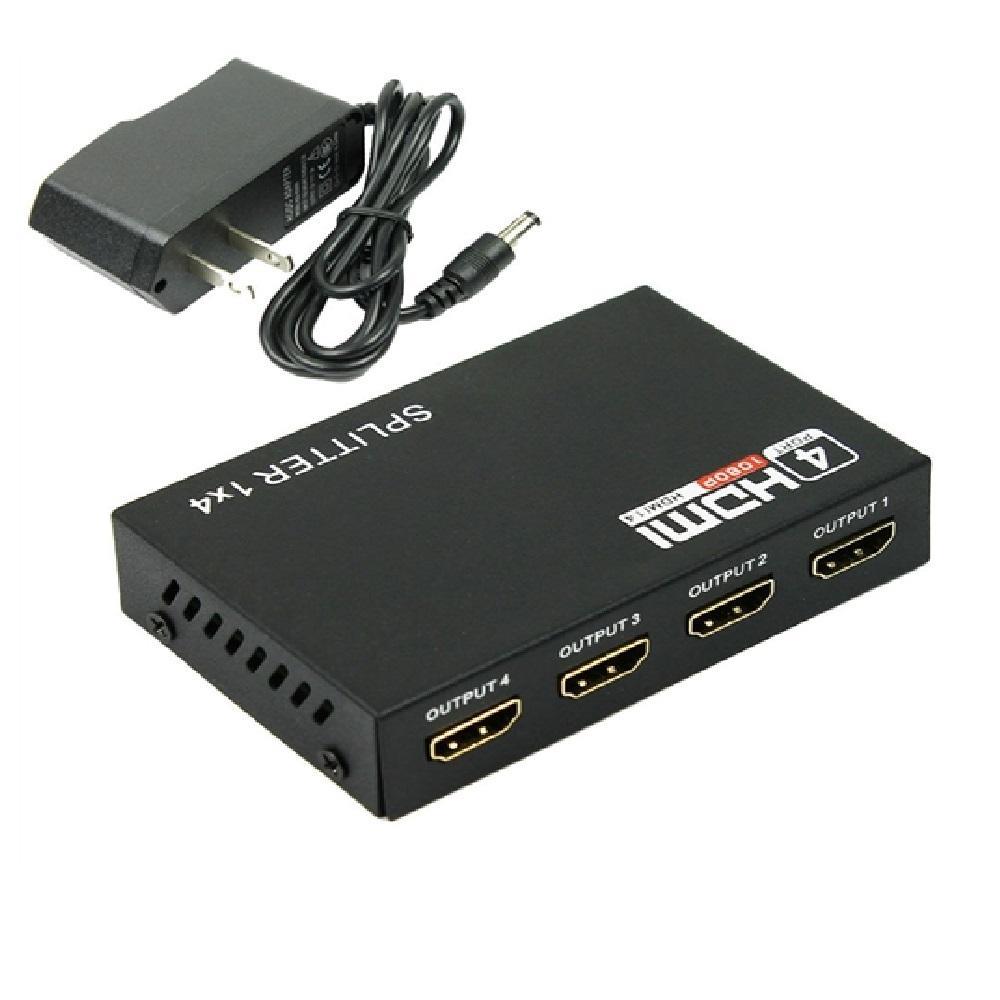 Multiplicador HDMI de 1 entrada a 4 salidas 