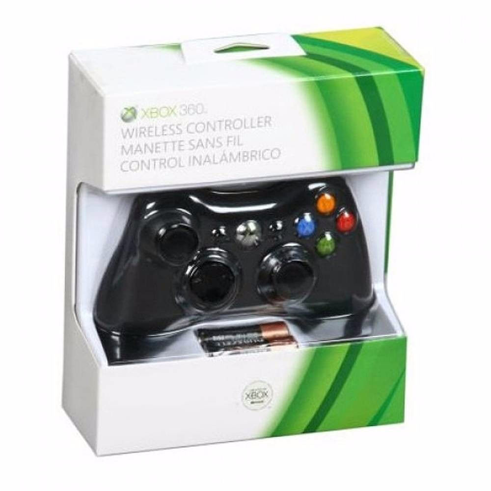 Control De Xbox 360 Inalambrico Negro