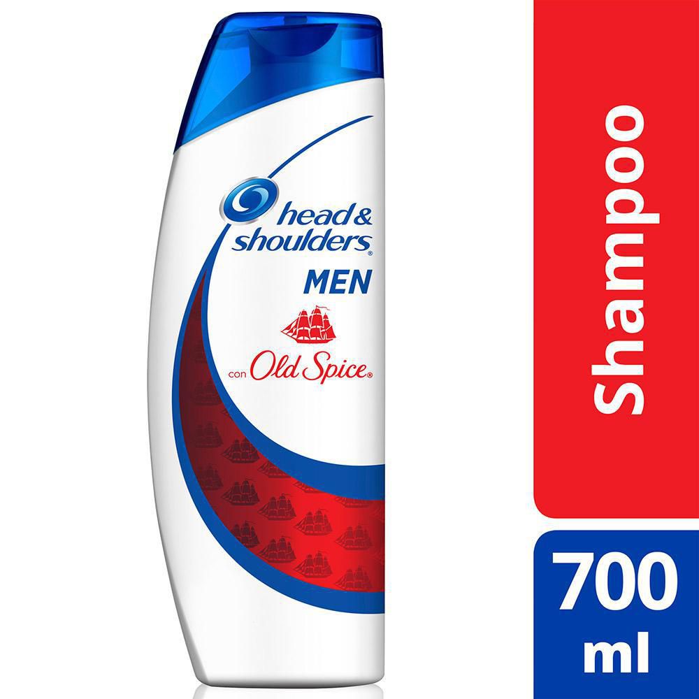 Shampoo Head Shoulders Old Spice Para Hombres 700ml