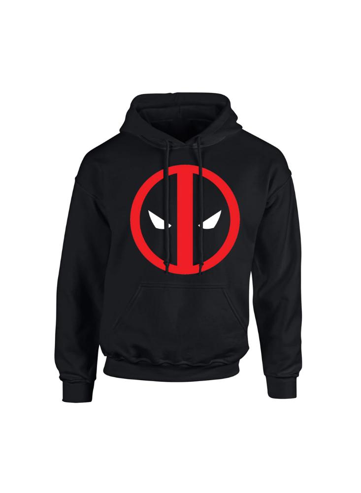 Buzo Hoddie Deadpool Fan Con Capota Para Ni o Negro xito