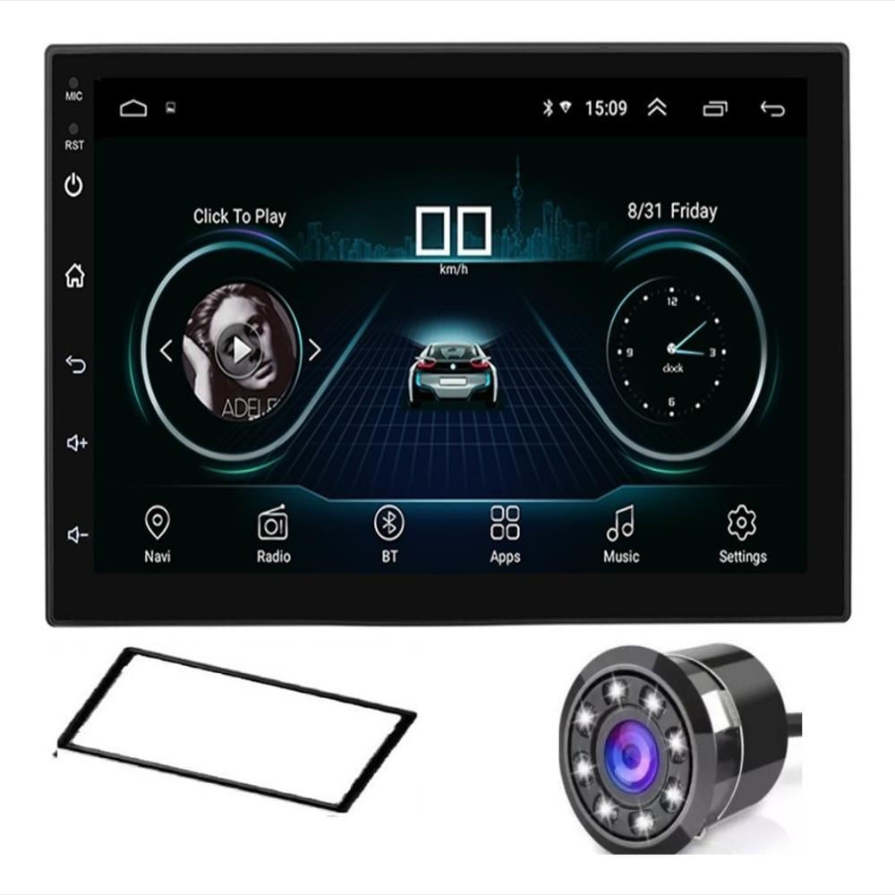 Radio Android Pantalla 2 Din Wifi Gps Waze 2 Din Con Cámara
