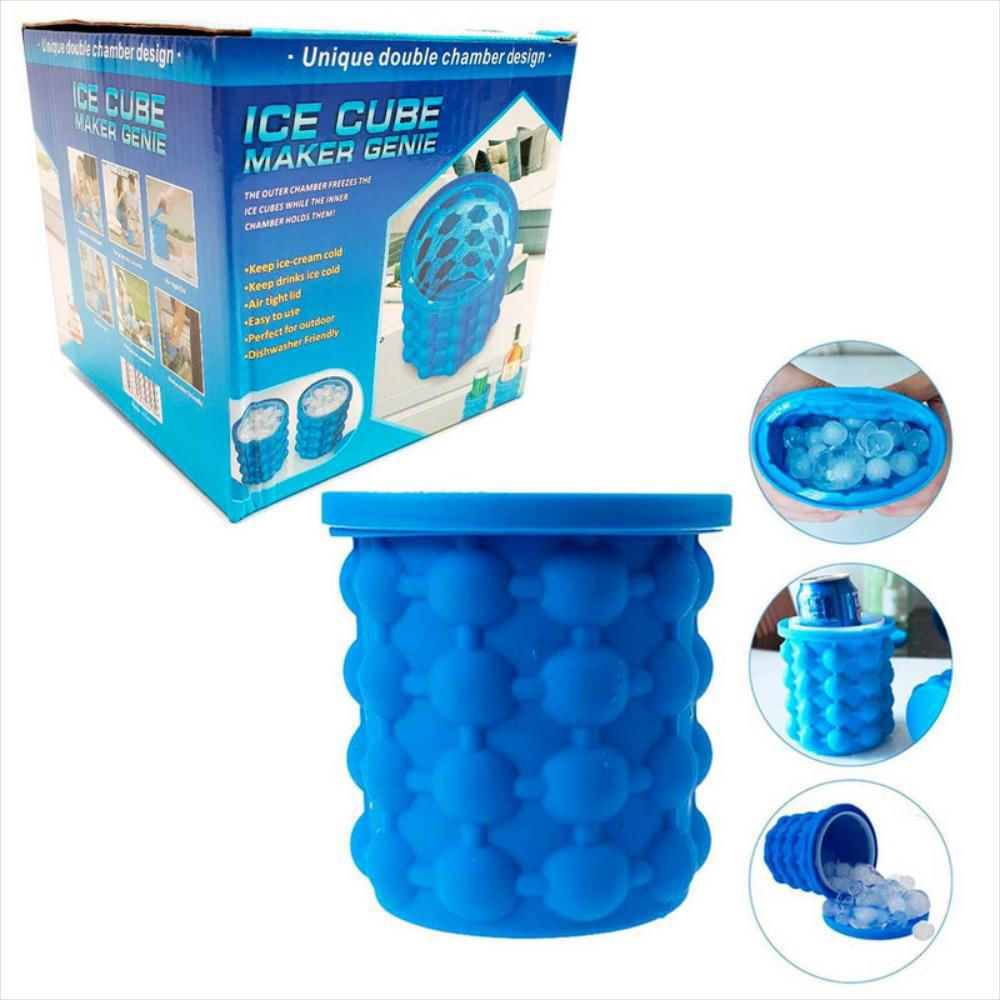 Hielera Silicona Flexible Ice Cube Maker Mini Nevera Ahorro De Espacio