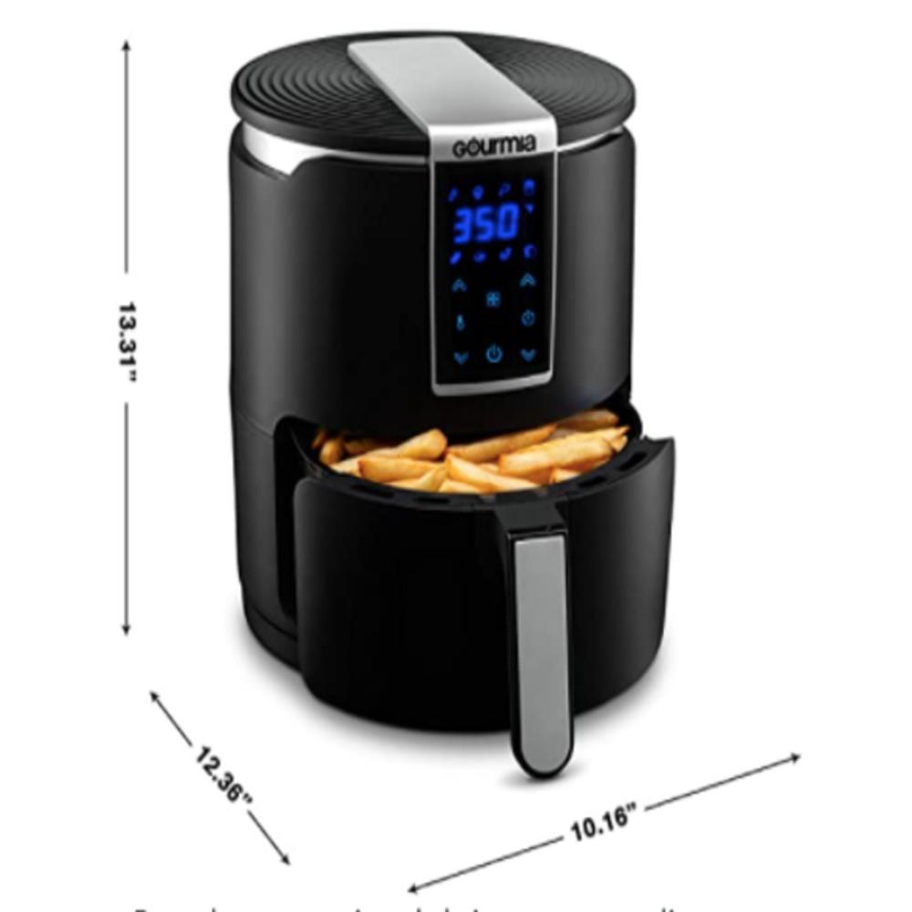 Exito.com | Freidora Air Fryer Gourmia 4 Litros 8 Modos De Coccion