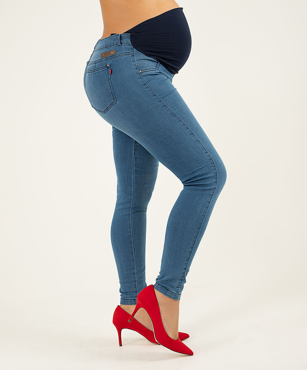 Pantalón Jeans Materno Azul - Listo y Mejor - Gamarra - Ropa en Perú