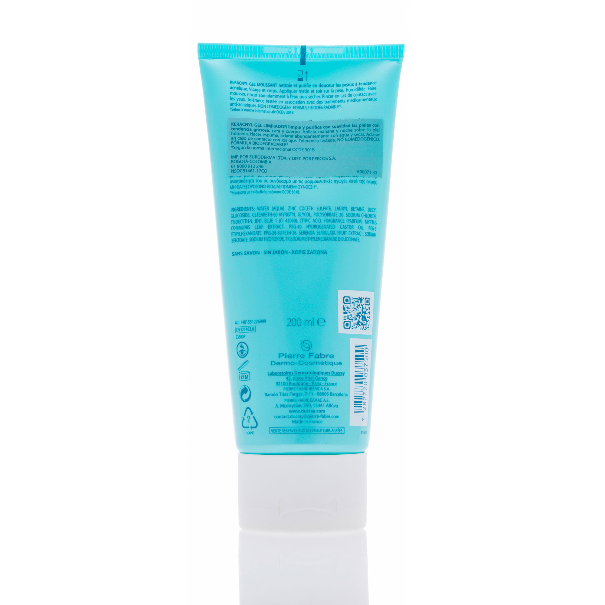 Keracnyl Gel Limpiador - Ducray img #2