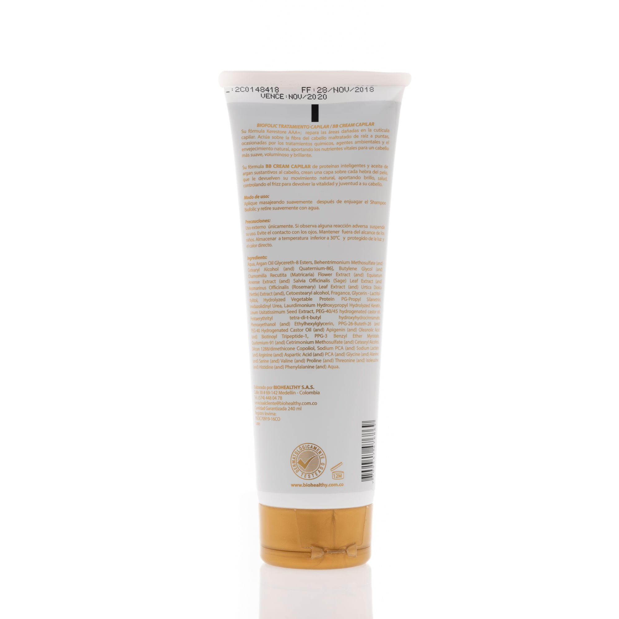 Biofolic Bb Cream Capilar - Biohealthy img #3
