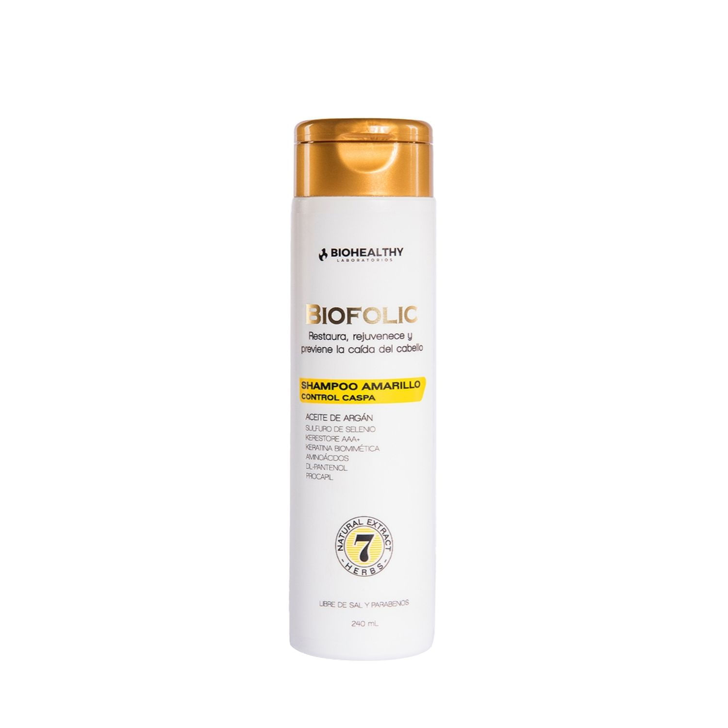 Biofolic Shampoo Amarillo - Biohealthy img #1
