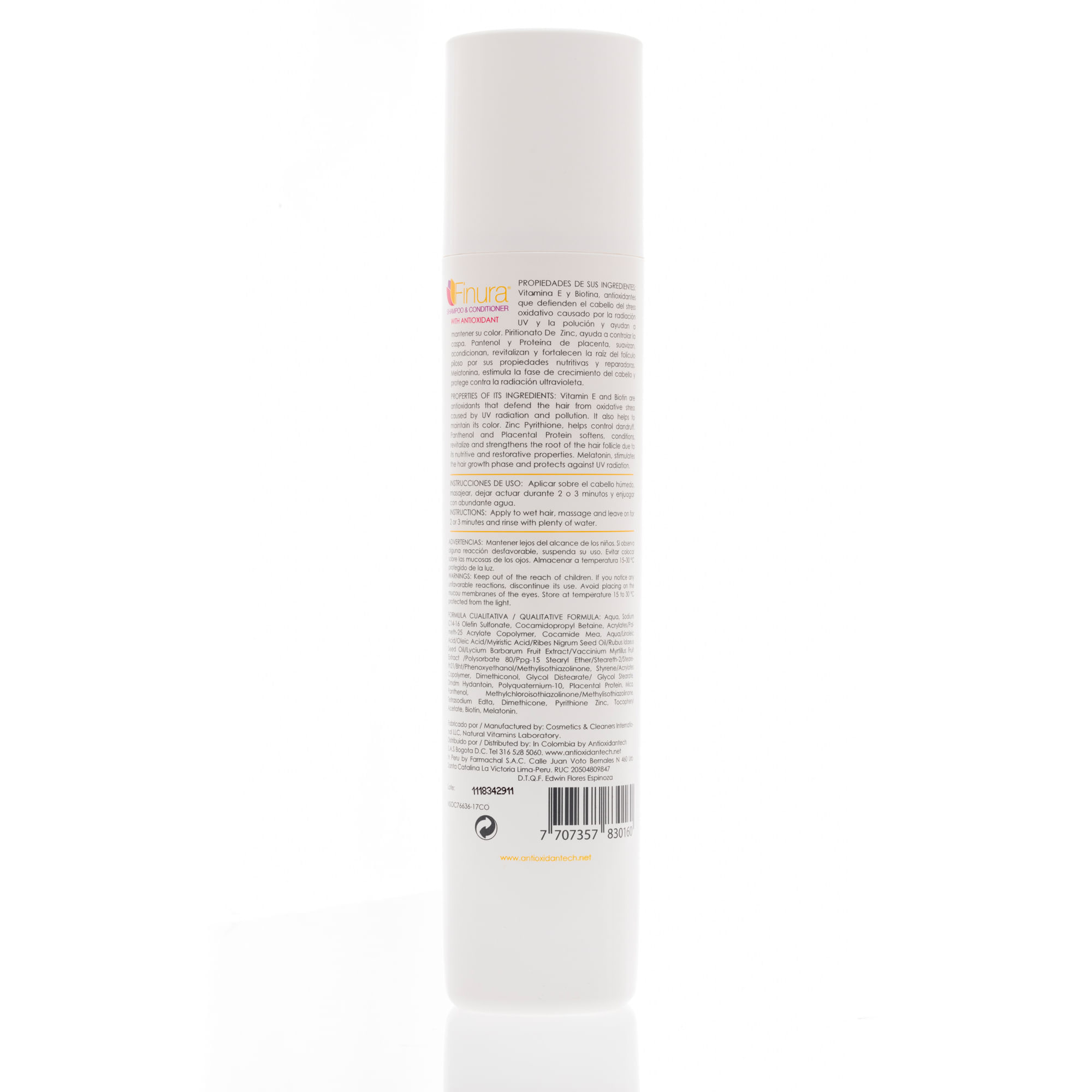 Finura Shampoo 2 En 1 - Antioxidantech img #2