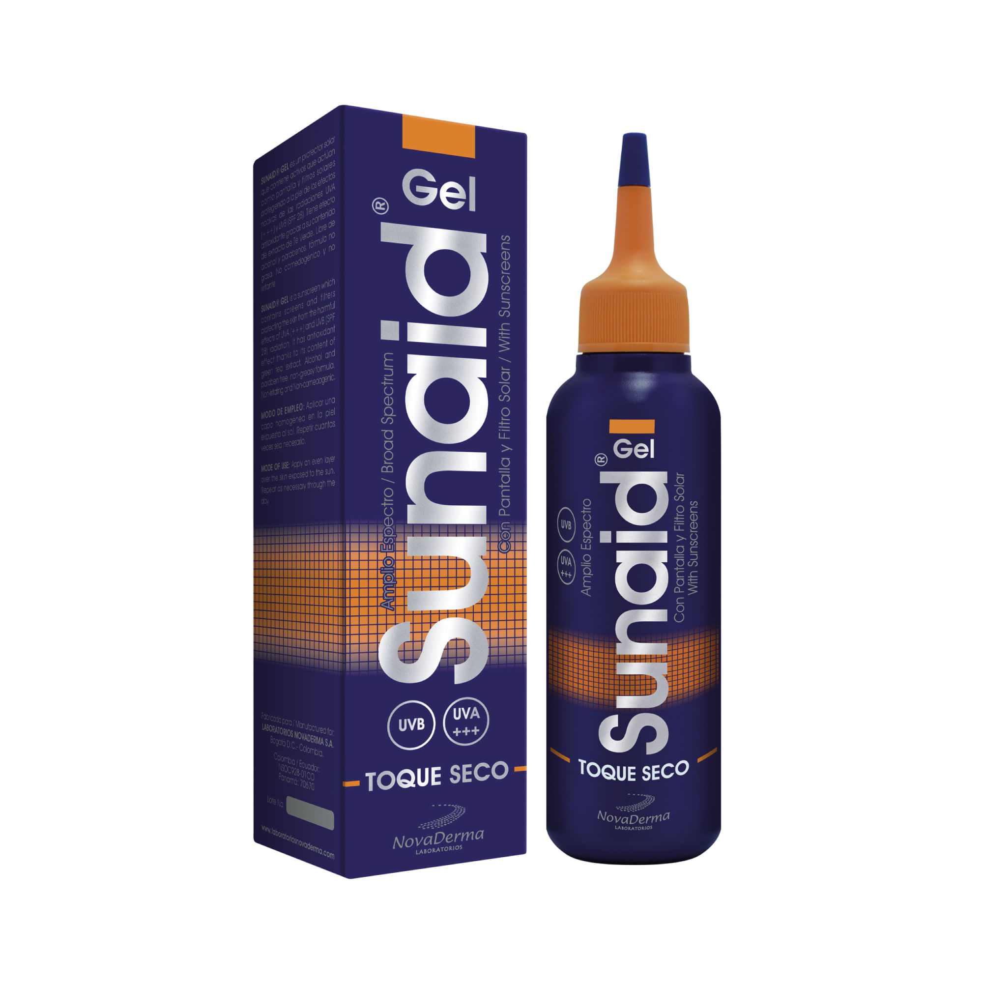 Sunaid Gel Toque Seco Spf28 - Novaderma img #1
