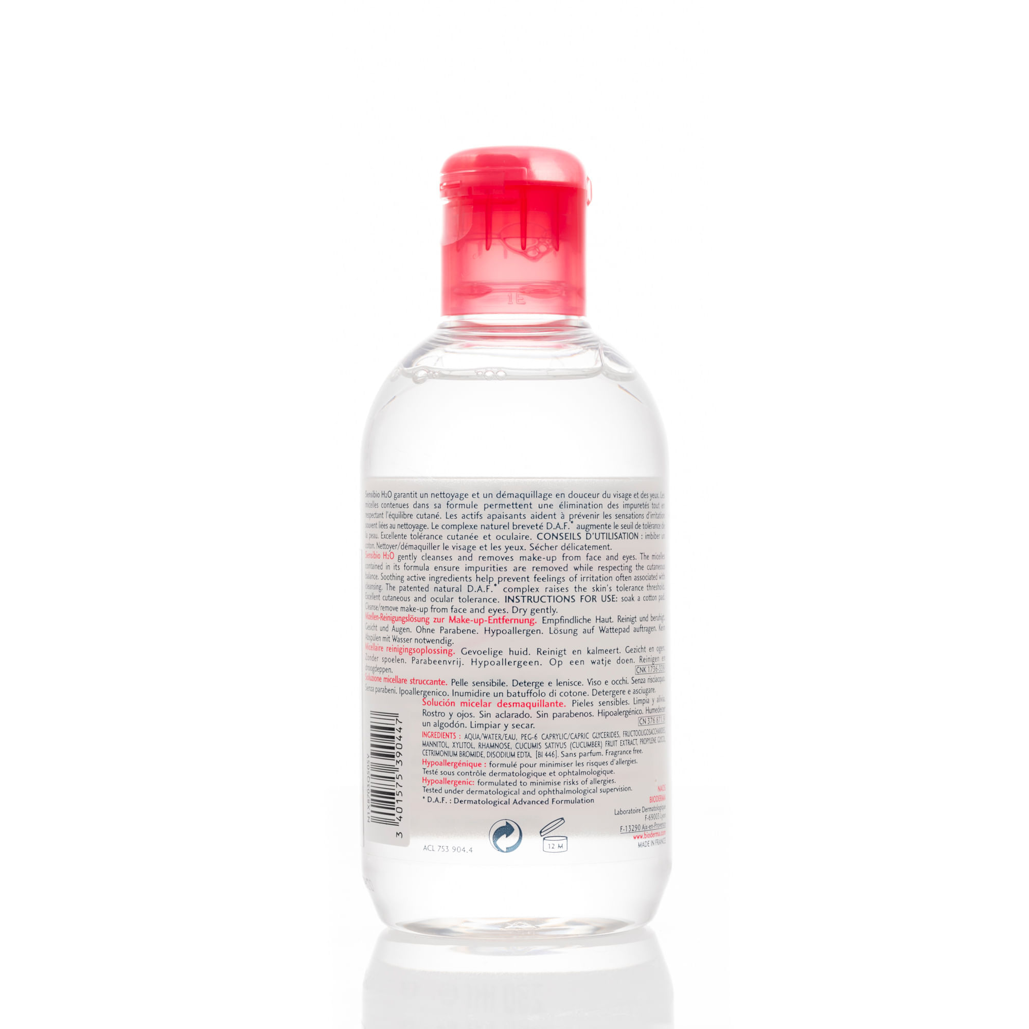 Sensibio H2O Agua Micela - Bioderma img #2