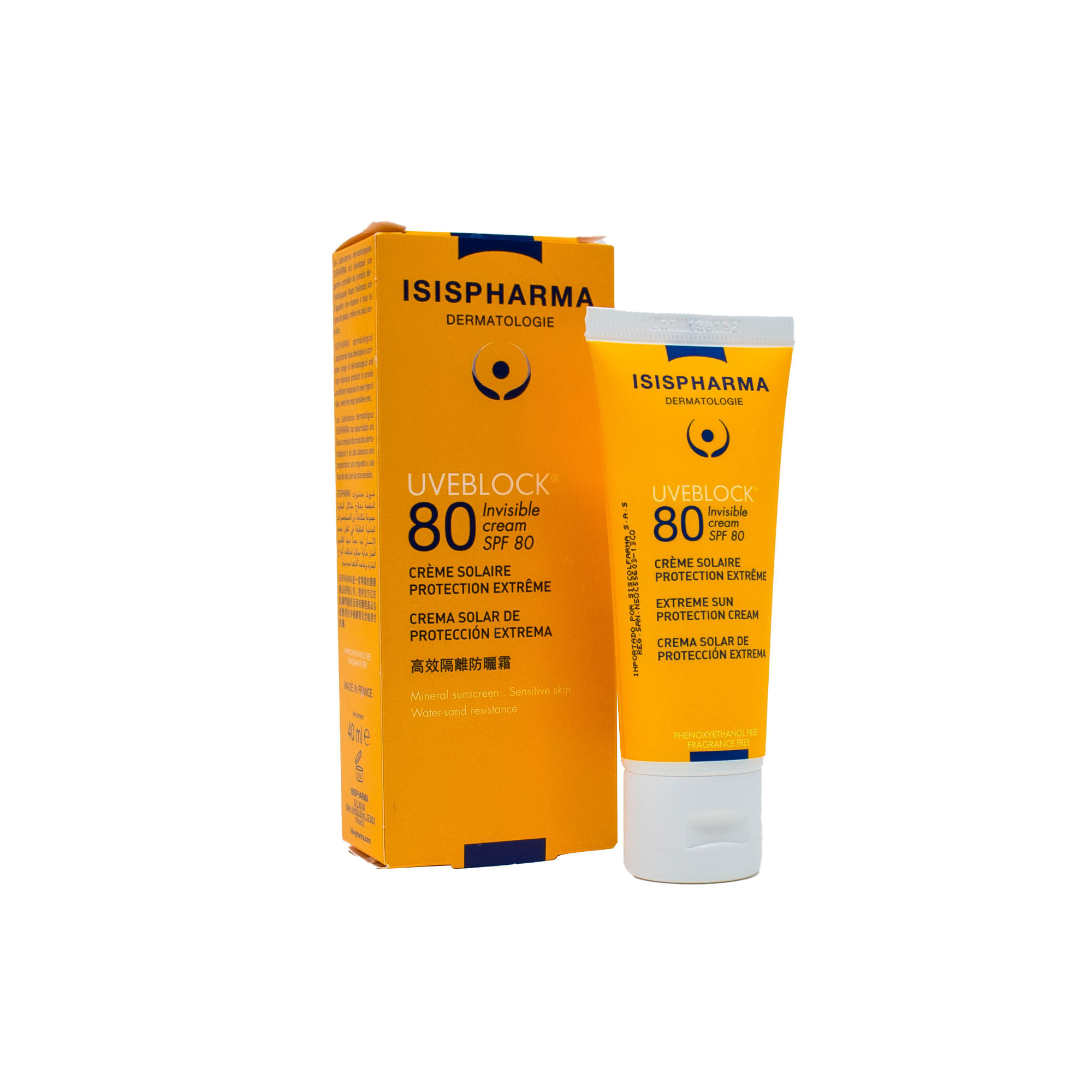 Uveblock Crema Spf80 - Isis Pharma img #1