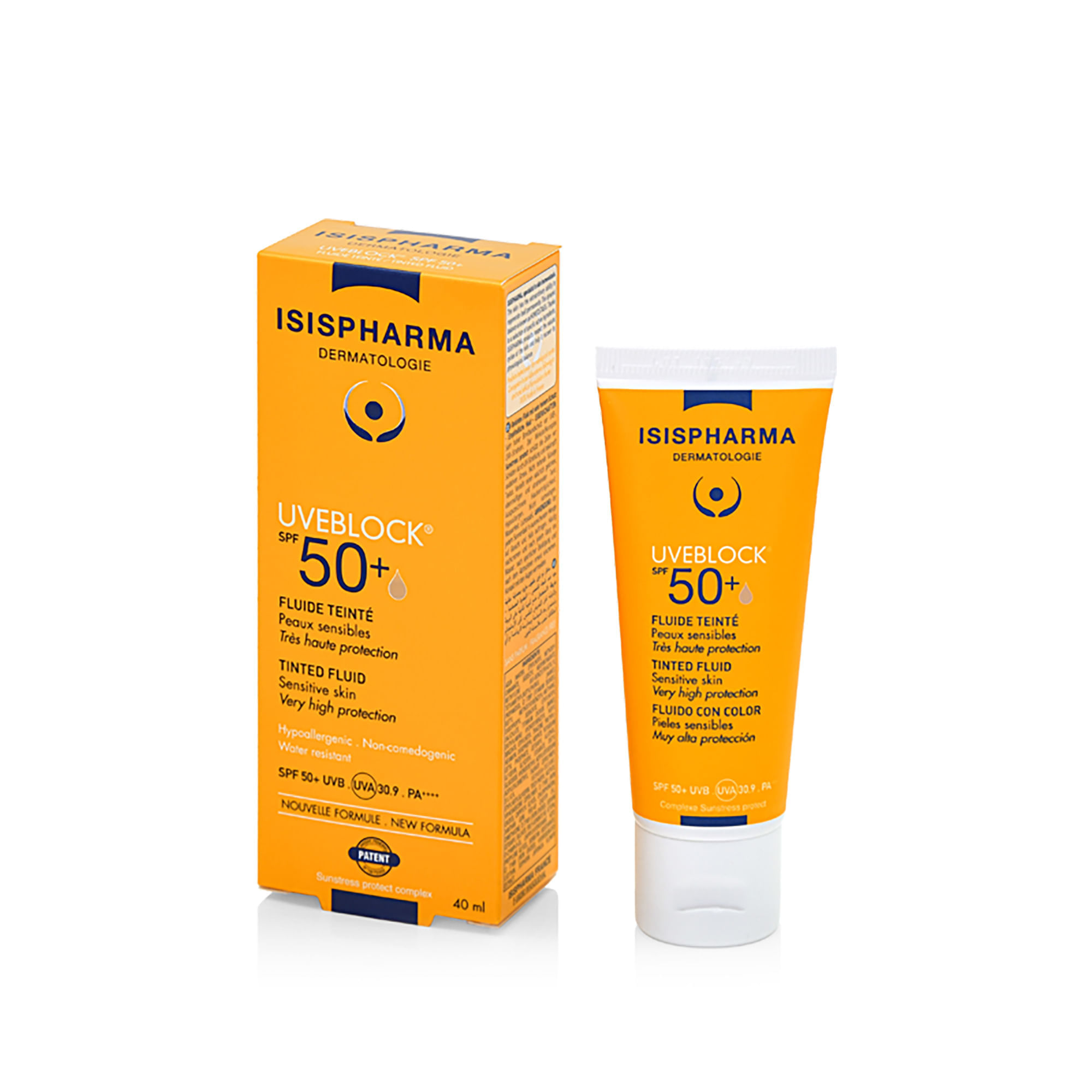 Uveblock Light Tinted Fluid Spf50+ - Isis Pharma img #1