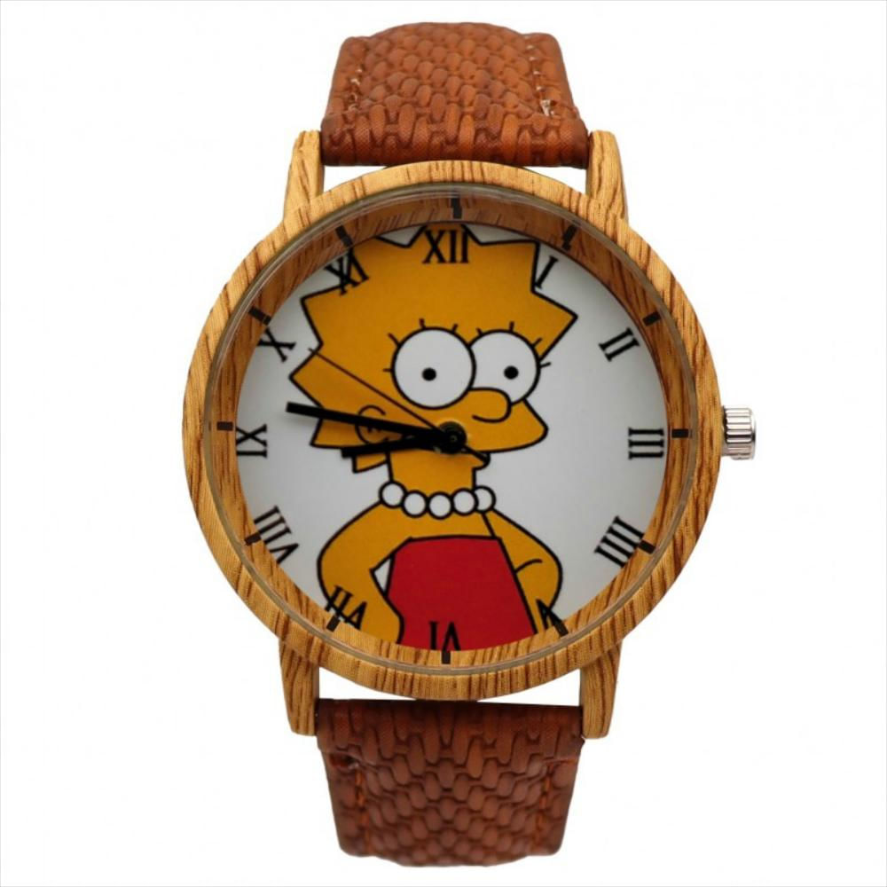 Reloj Lisa Simpson Marrón Caramelo