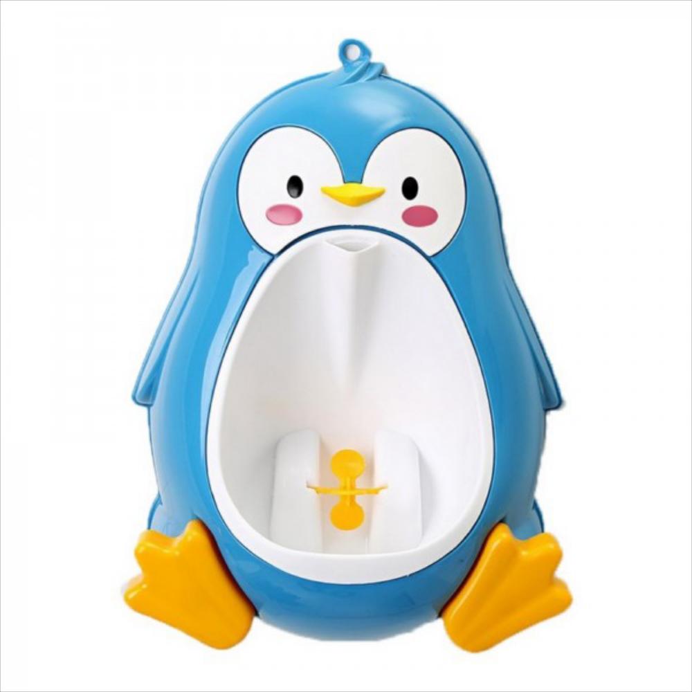 Orinal Para Niños De Pinguino Azul