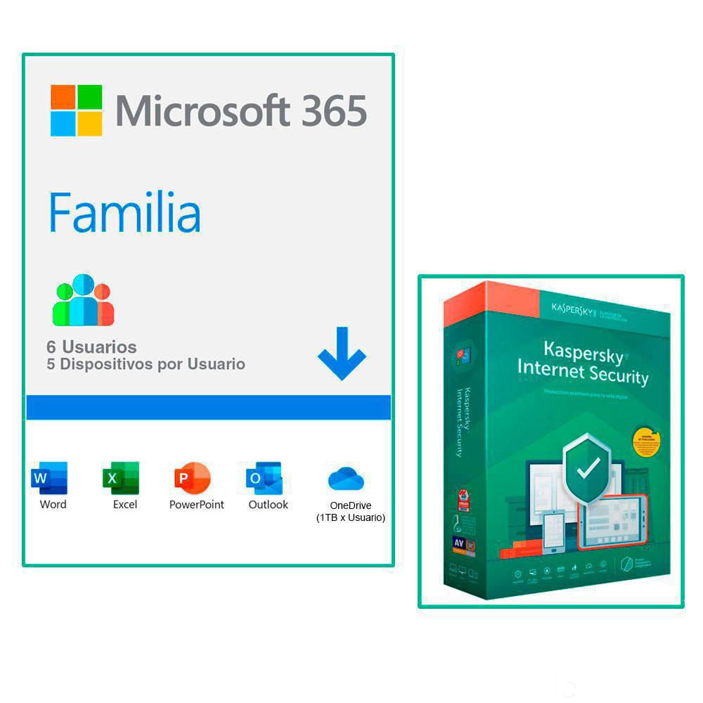 Microsoft 365 Familia 6 Usuarios Office Word Excel + | Éxito 