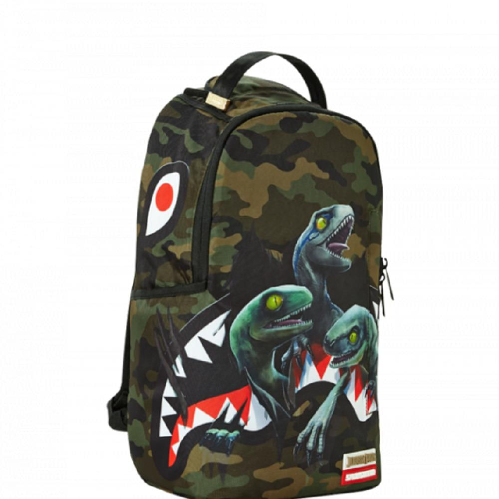 Morral sprayground grande jurassic world shark backpack Éxito