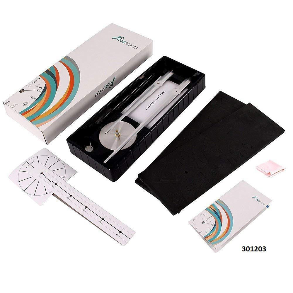 Reloj Pared 3D Sticker Moderno Adhesivo Traslucido img #2
