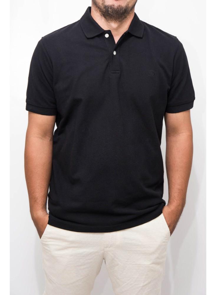 camisas polo negras hombre