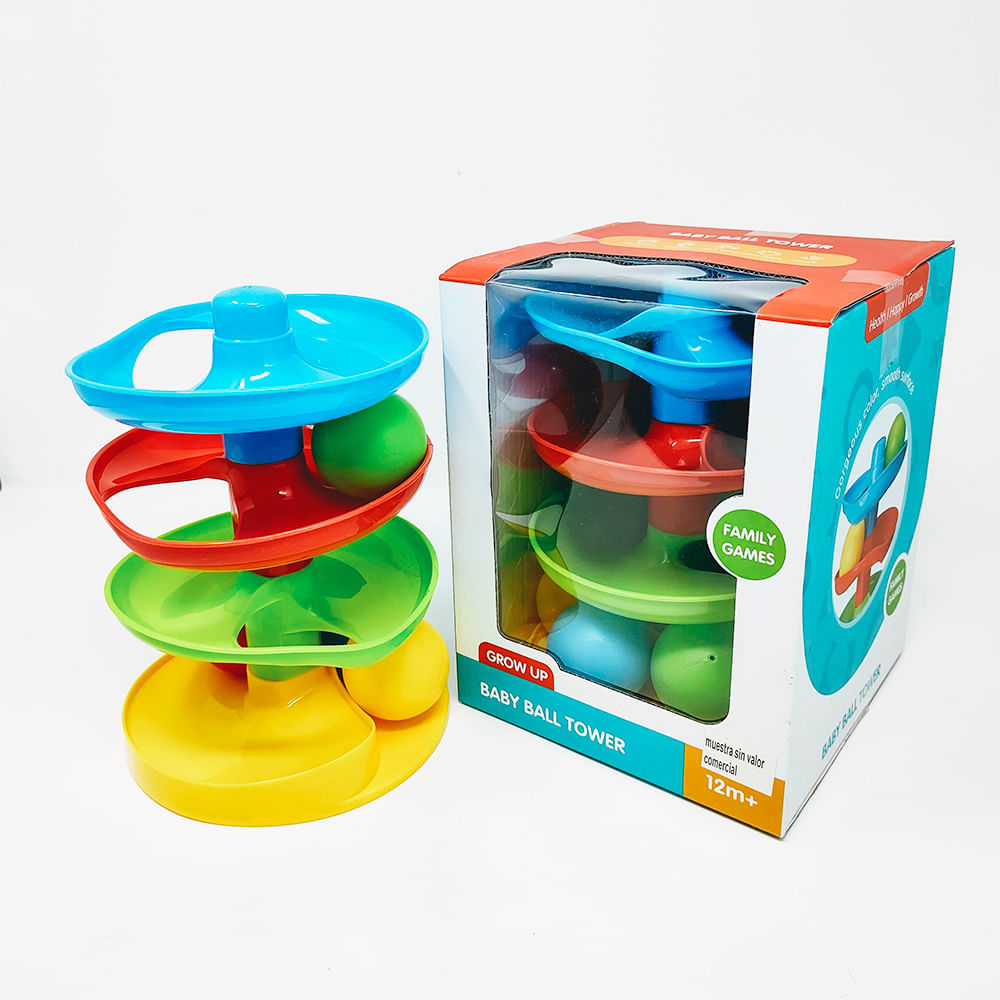 Torre didactica Monkey brands incluye 3 bolitas de colores img #3