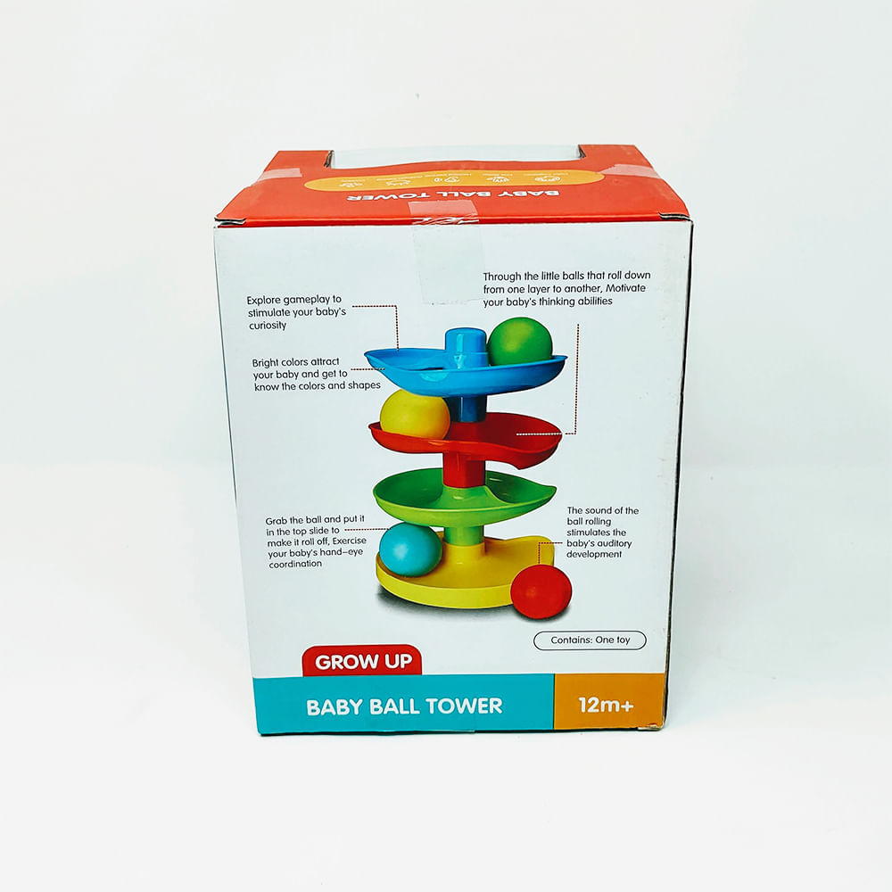 Torre didactica Monkey brands incluye 3 bolitas de colores img #1