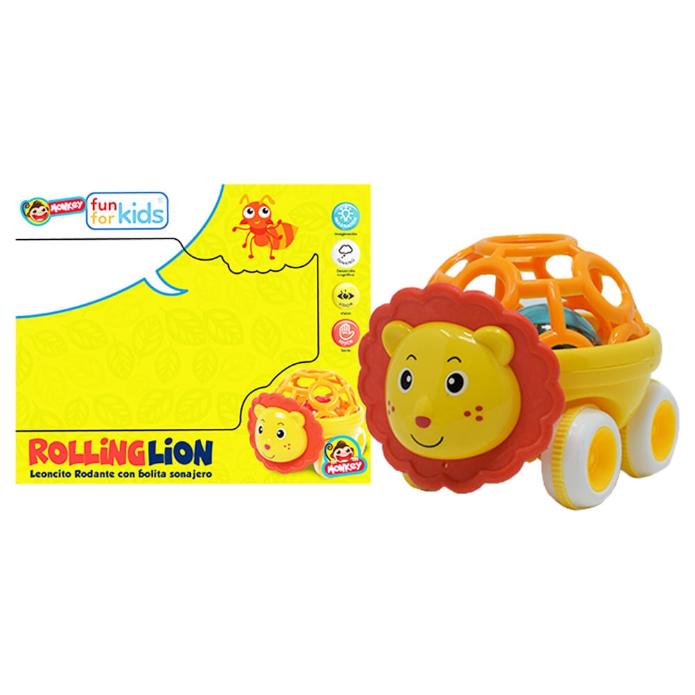 Leoncito Rodante con bolita sonajero img #1