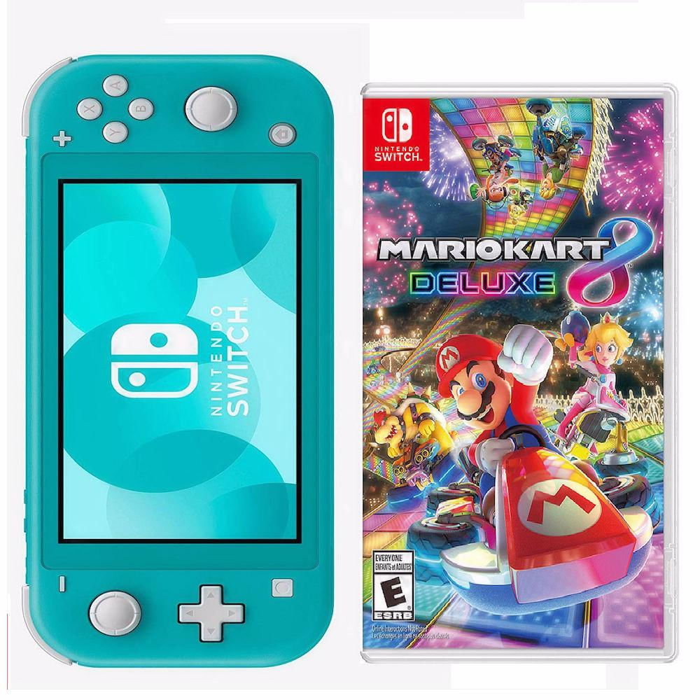 Consola Switch Lite Gris +Mario Kart 8 Deluxe Éxito