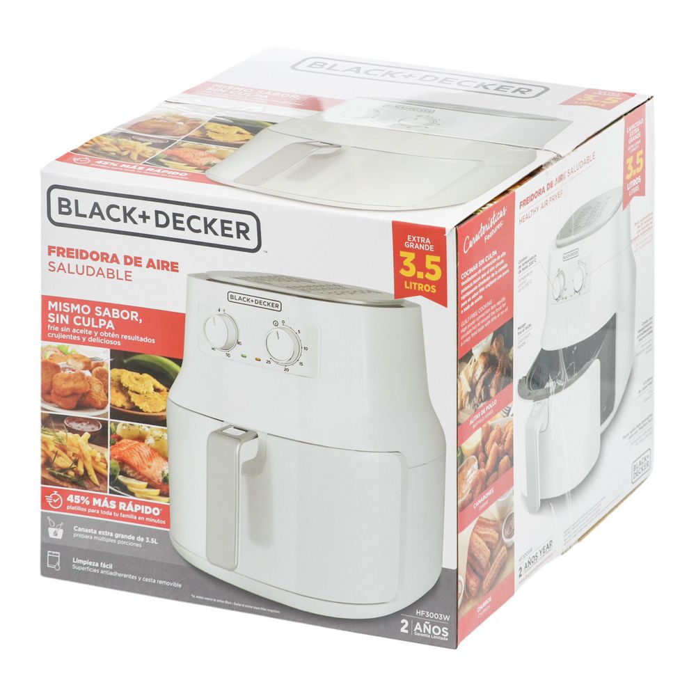 Freidora de Aire Grande Black + Decker 3.5 Litros HF3003B