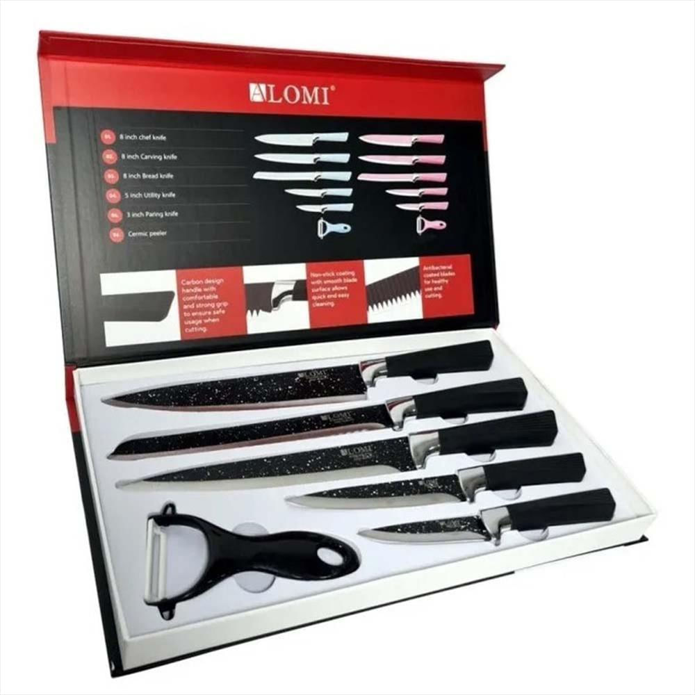 Juego Set De Cuchillos Para Cocina 5 Piezas Profesional Acero Inoxidable  Chef