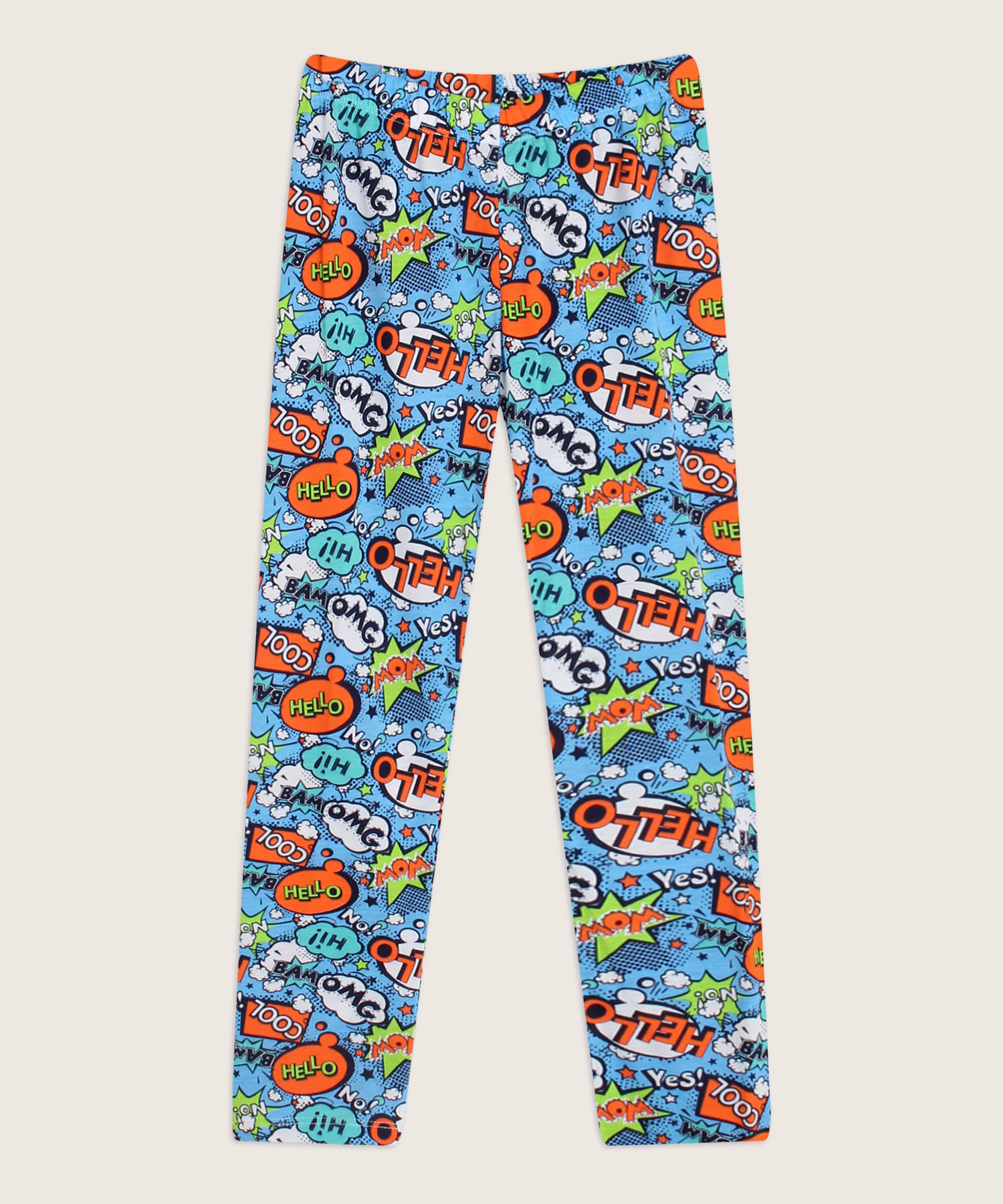 Pijama Camiseta Mangas Estampadas Pantalón Bota Recta 66040055 - Patprimo