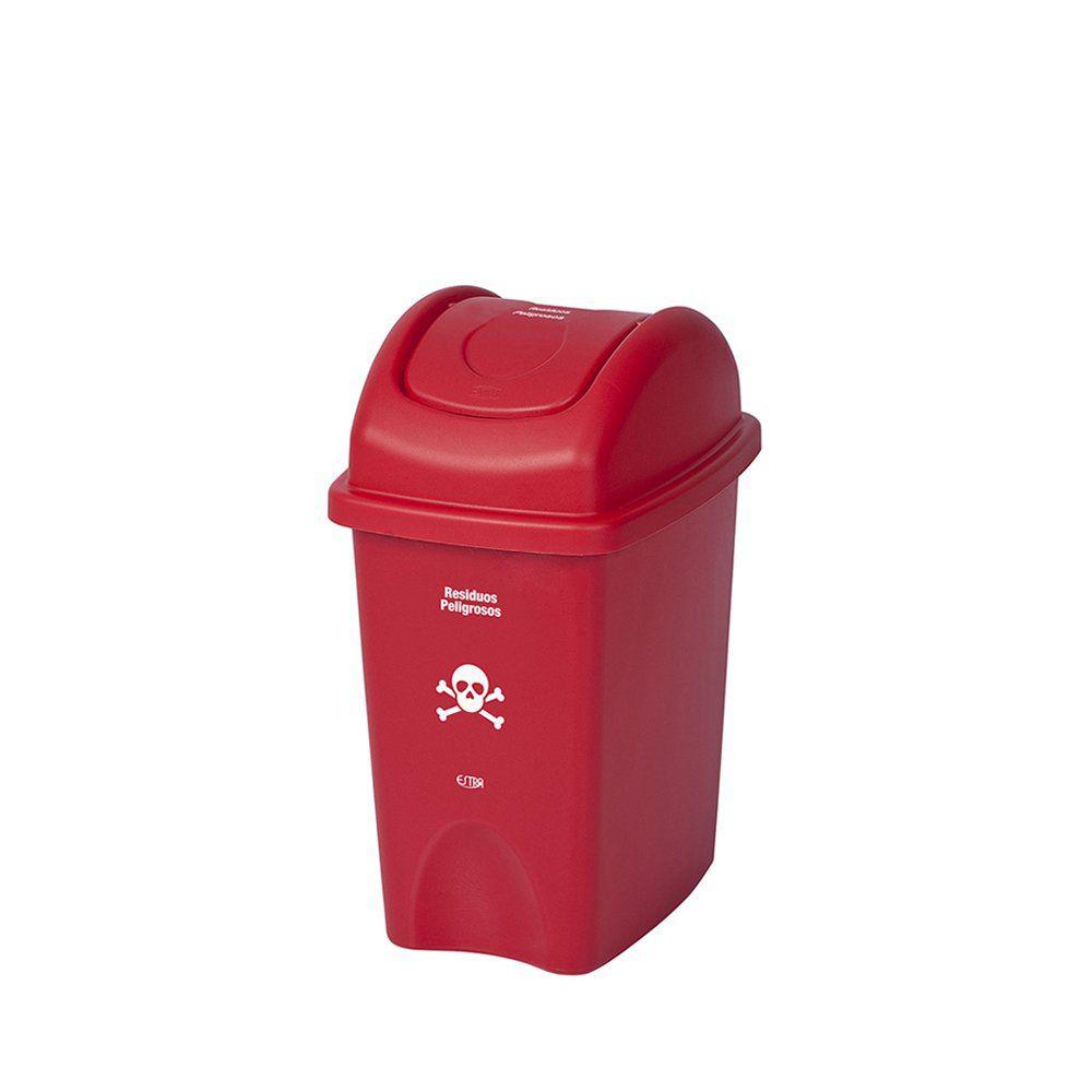 Papelera Vaiven 10l Estra 4 1002284 Rojo Éxito 3304