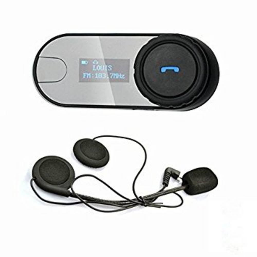 GENERICO Audifono Bluetooth Para Casco De Moto Manos Libres Mp3