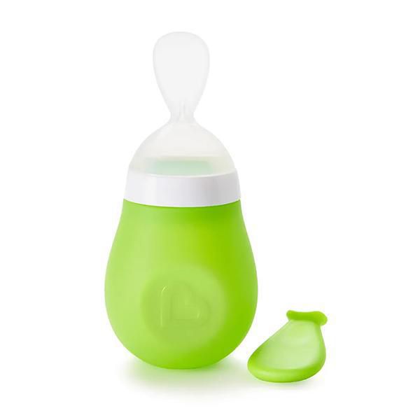 Cuchara Para Papilla De Bebes Aleissi 700867 De Silicón Color Amarillo