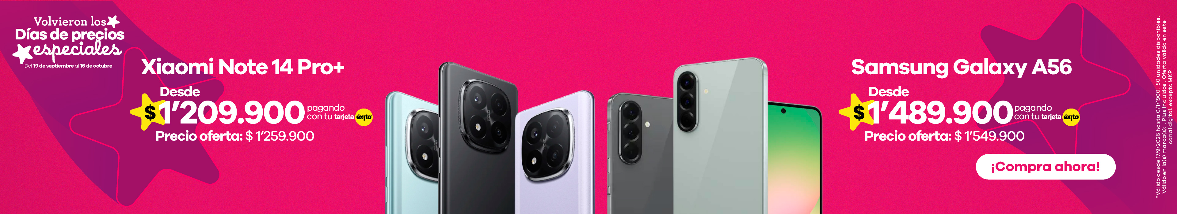 Xiaomi y Samsung