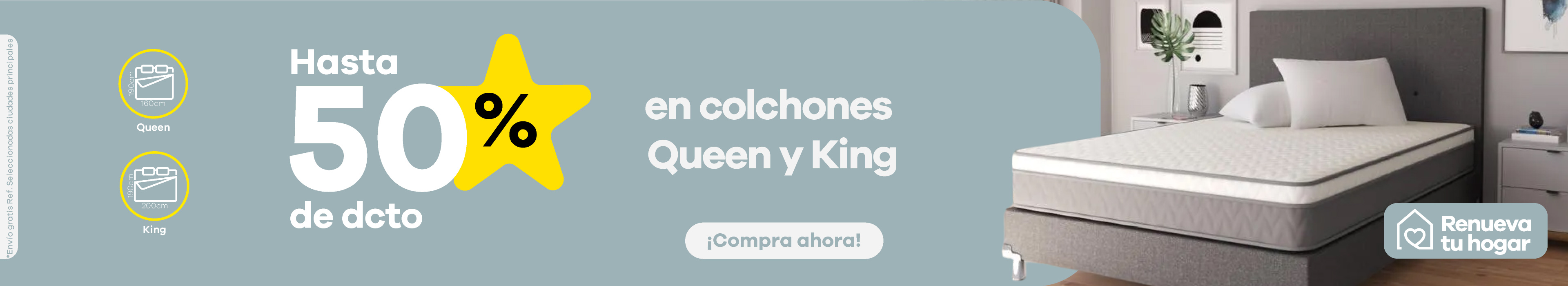 Colchones Queen y King