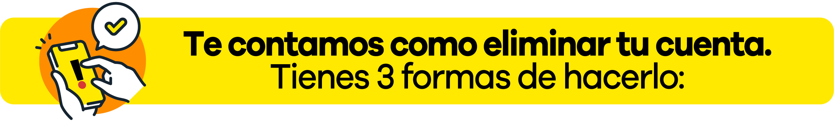 Eliminar cuenta