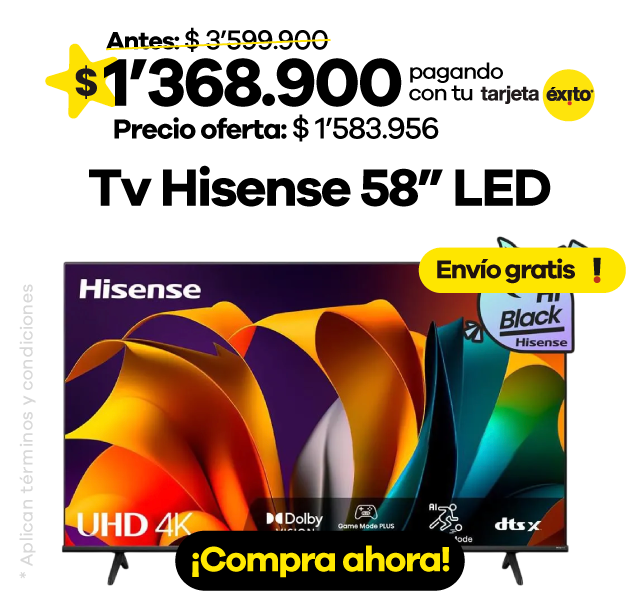 TV Hisense 58"