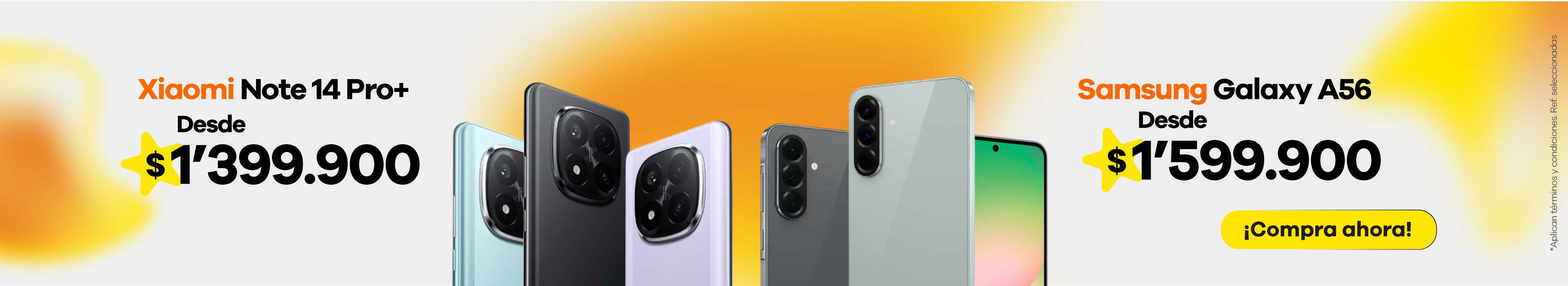 Xiaomi y Samsung