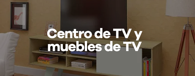 centro de tv y muebles