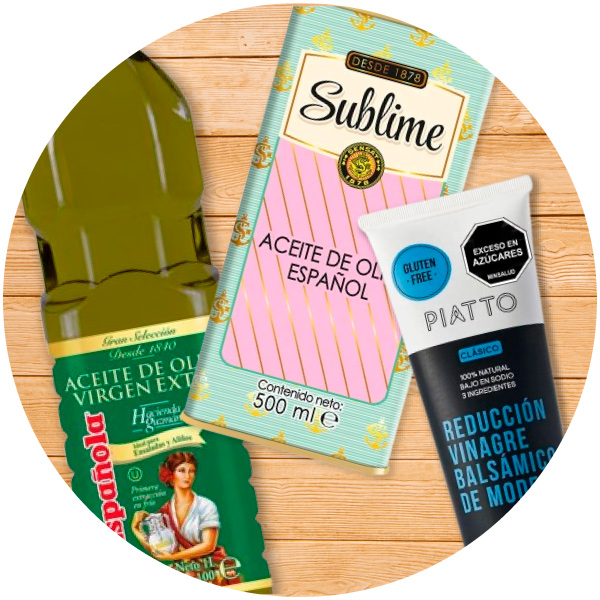 Aceites y vinagre